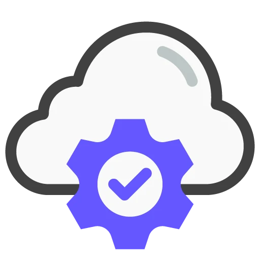 Secure Cloud Architecture Icon